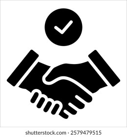 Cooperation Icon Element For Design