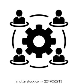 cooperation icon flat vecktor trendy popular simple