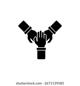 cooperation icon outline editable stroke line drawing eps.