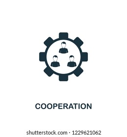 Cooperation icon. Premium style design from teamwork icon collection. UI and UX. Pixel perfect Cooperation icon for web design, apps, software, print usage.
