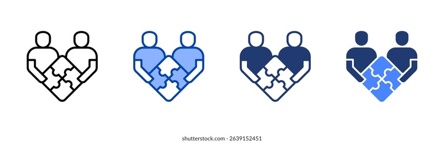 Cooperation icon sheet multiple style collection