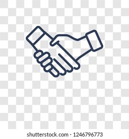 Cooperation icon. Trendy Cooperation logo concept on transparent background from Startup Strategy and Success collection