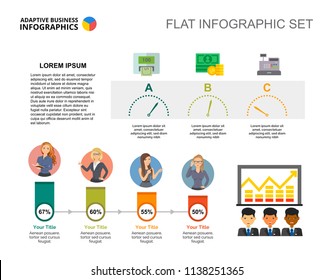 Cooperation percentage chart template for presentation. Business data. Abstract elements of diagram, graphic. Company, analysis, finance or marketing creative concept for infographic.