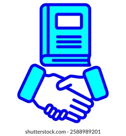 Cooperation Vector Illustration Icon Collection