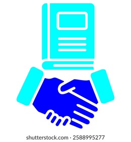 Cooperation Vector Illustration Icon Collection