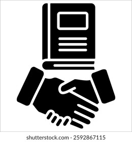 Cooperation Vector Illustration Icon Collection