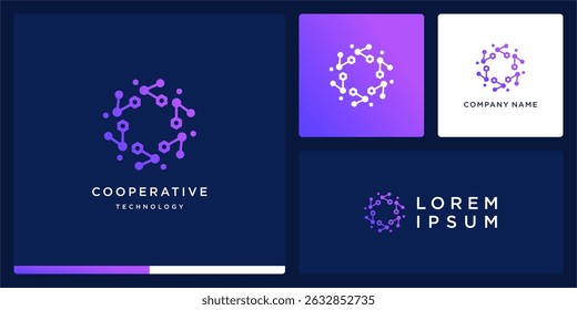 Tecnología de diseño de logotipo global cooperativo
