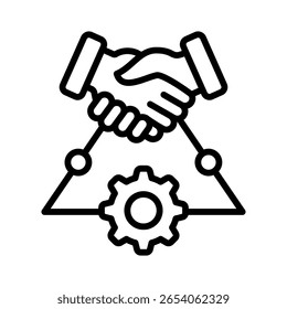 Elemento cooperativo del icono para el diseño