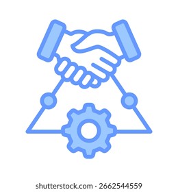 Elemento De Ícone Cooperativo Para Design
