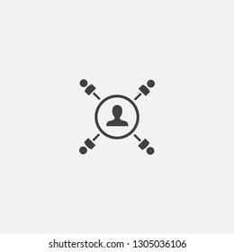 coordinate base icon. Simple sign illustration. coordinate symbol design. Can be used for web, print and mobile