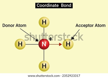A Co-ordinate bond is a type of alternate covalent bond that is formed by sharing of an electron pair from a single atom