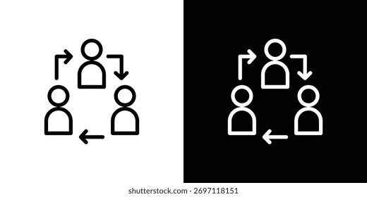 Koordinatensymbol Logo. Vektorgrafik. EPS-Abbildung.