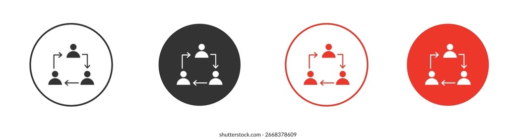 Coordina el paquete de iconos. Diseño de Vector Clipart