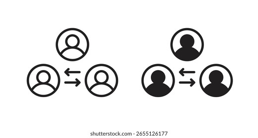 Design vetorial do ícone de coordenadas. definir ícones da Web