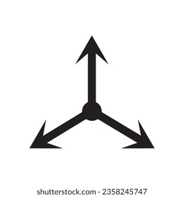 diseño del logotipo de la ilustración de la plantilla de icono de coordenadas