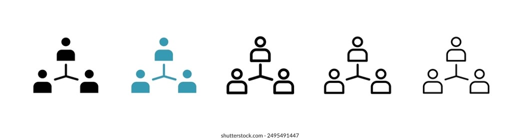 Coordinate line icon vector set.