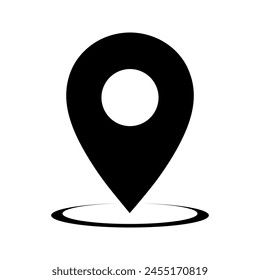 coordinate point map vector icon