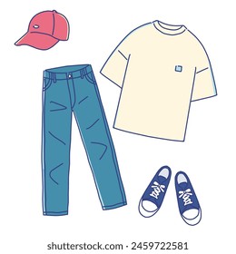 Coordinating clothes for young people