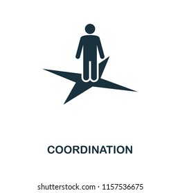 Coordination creative icon. Simple element illustration. Coordination concept symbol design from project management collection. Can be used for mobile and web design, apps, software, print.