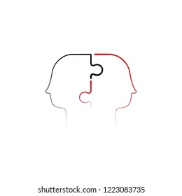 coordinative relationship 2 colored hand drawn icon. Team colored element illustration. Outline symbol design from team work  set