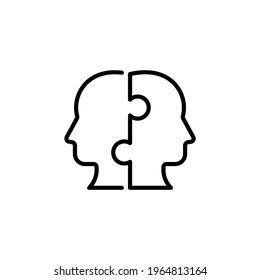 Coordinative  Relationship icon in vector. Logotype