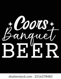 Coors Banquet Beer Diseño de camiseta, Diseño de cerveza, Diseño de camiseta