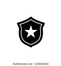 Cop Element Icon Vector Illustration.