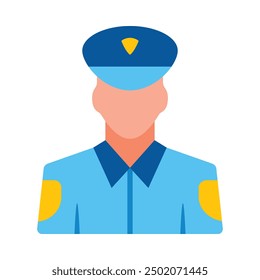 COP flache Icon Design für den privaten und kommerziellen Gebrauch