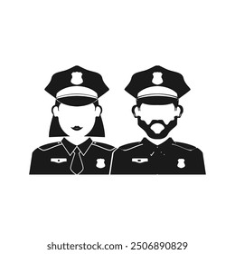 Vorlage für Cop-Icon-Design-Bild