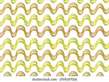 Copacabana ornament seamless pattern in combination blue and orange colors