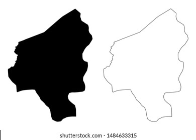 Copan Department (Republic of Honduras) map vector illustration, scribble sketch map