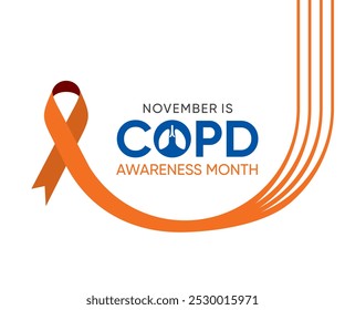 COPD Awareness Month is observed in November to raise awareness about Chronic Obstructive Pulmonary Disease (COPD), a progressive lung disease that causes breathing difficulties. 