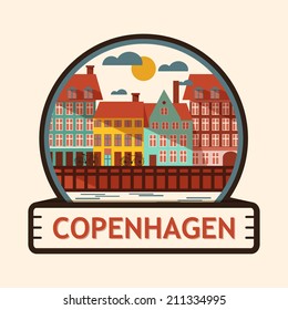 Copenhagen city badge, Denmark