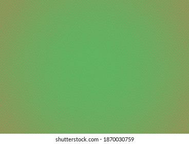 Coper and succulent green colors  pop art dotted gradient pattern horizontal vector . Halftone dots  texture glitch Background 