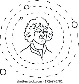 Copernicus and the heliocentric model of the solar system. Model of Solar system 