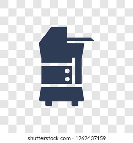 copier icon. Trendy copier logo concept on transparent background from Electronic Devices collection