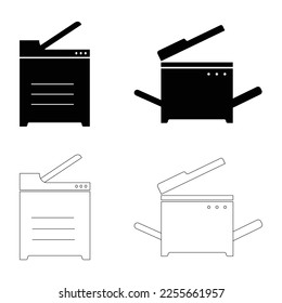 copier icon vector illustration design