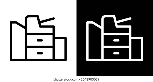 ícone Copiador vetor elemento simples ilustração editável