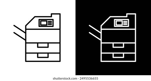 Vektorillustration des Kopierzeilensymbols festgelegt.