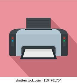 Copier printer icon. Flat illustration of copier printer vector icon for web design