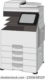 Un "copiador" es un dispositivo de impresión que tiene la función de leer un original, aplicar toner al fotoreceptor y transferirlo al papel.