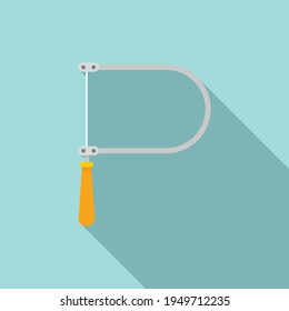 Icono de la sierra. Ilustración plana del icono del vector de la sierra para el diseño web