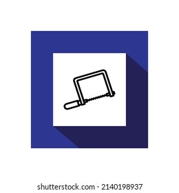 coping saw icon, Tools icon vector illustration.