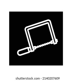 icono de la sierra de copia, Icono de herramientas ilustración vectorial.