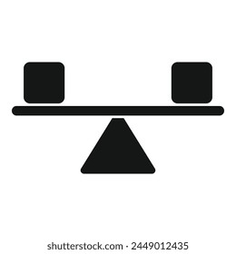 Coping skills balance icon simple vector. Work person task. Help therapy information