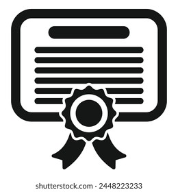 Coping skills diploma icon simple vector. Health mental reduce. Support talking