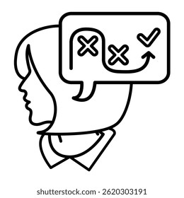 Das Symbol 'Fähigkeiten zum Kuppeln' wird durch den Kopf dargestellt, das Symbol 'Linienstil zum Kuppeln'.