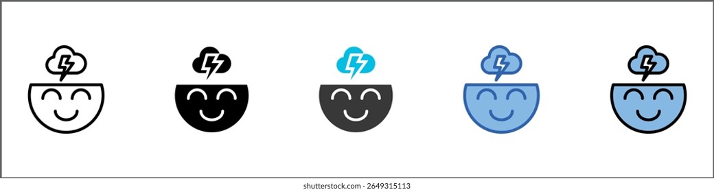 Coping Strategies Icon Pack Multistyle Illustration