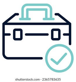 Coping Toolbox Icon Illustration, for uiux, infographic, etc