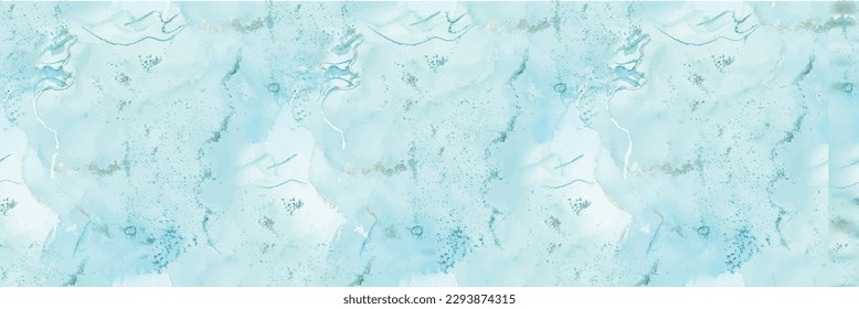 Copper Alcohol Ink Background. Light Elegant Texture. Foil Gradient Watercolor. Marble Blue Vector Ink. Green Art Paint. Gold Marble Background. Luxury Water Color Canvas. Luxury Abstract Painting.